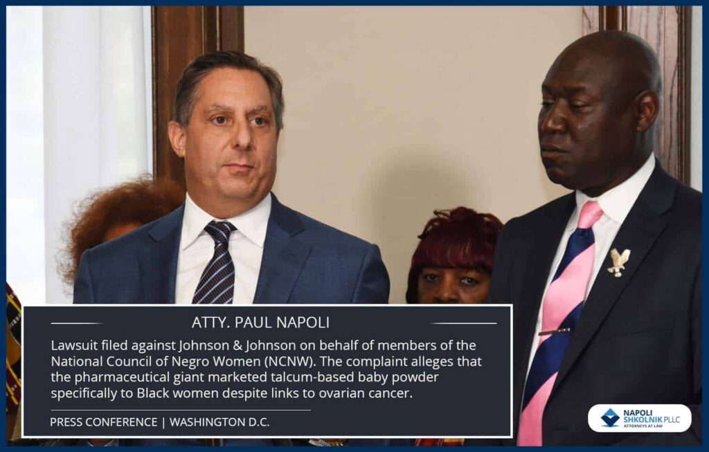Demanda de polvo de talco de Johnson & Johnson