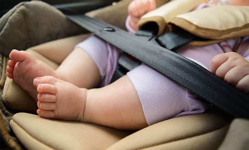 baby safe in car