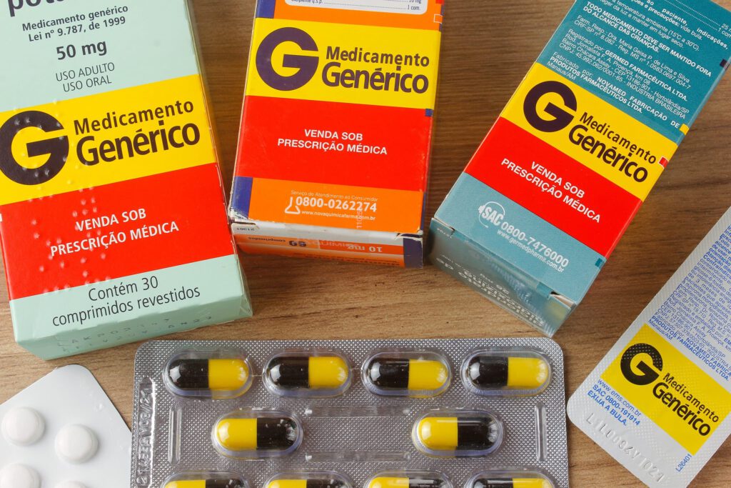 Various types of generic medicines