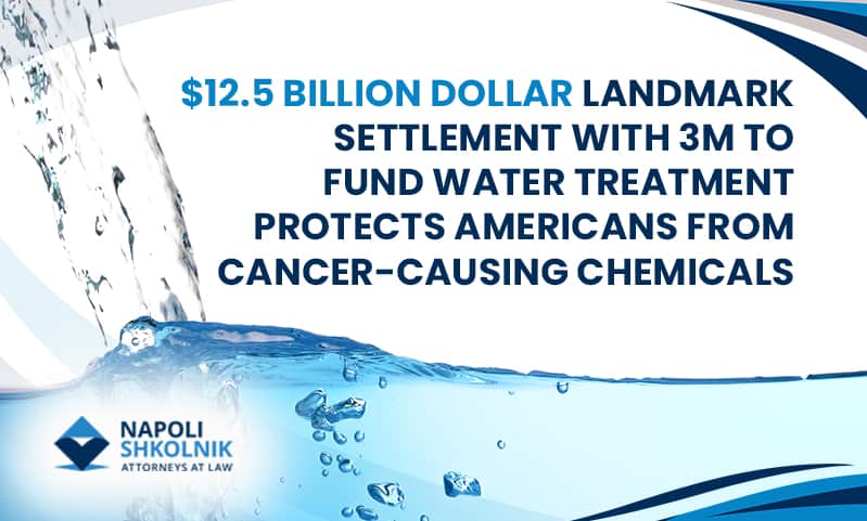$12.5B settlement with 3M for PFAS pollution