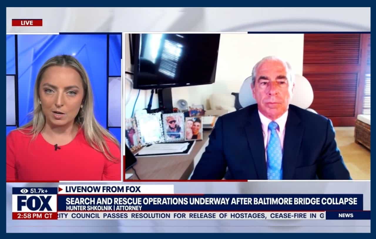 Hunter Shkolnik - Baltimore Bridge Collapse