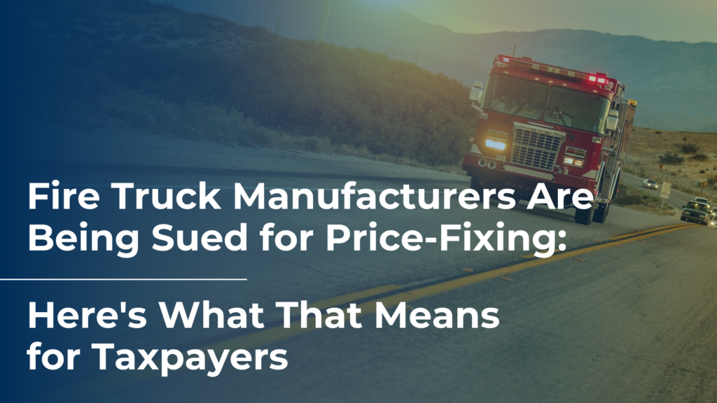 firetruck price fixing litigation blog