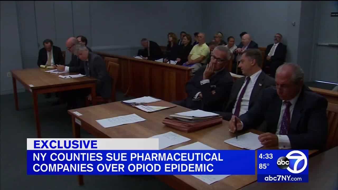 Paul and Marie Napoli Speak to ABC-7 on Opioid Litigation